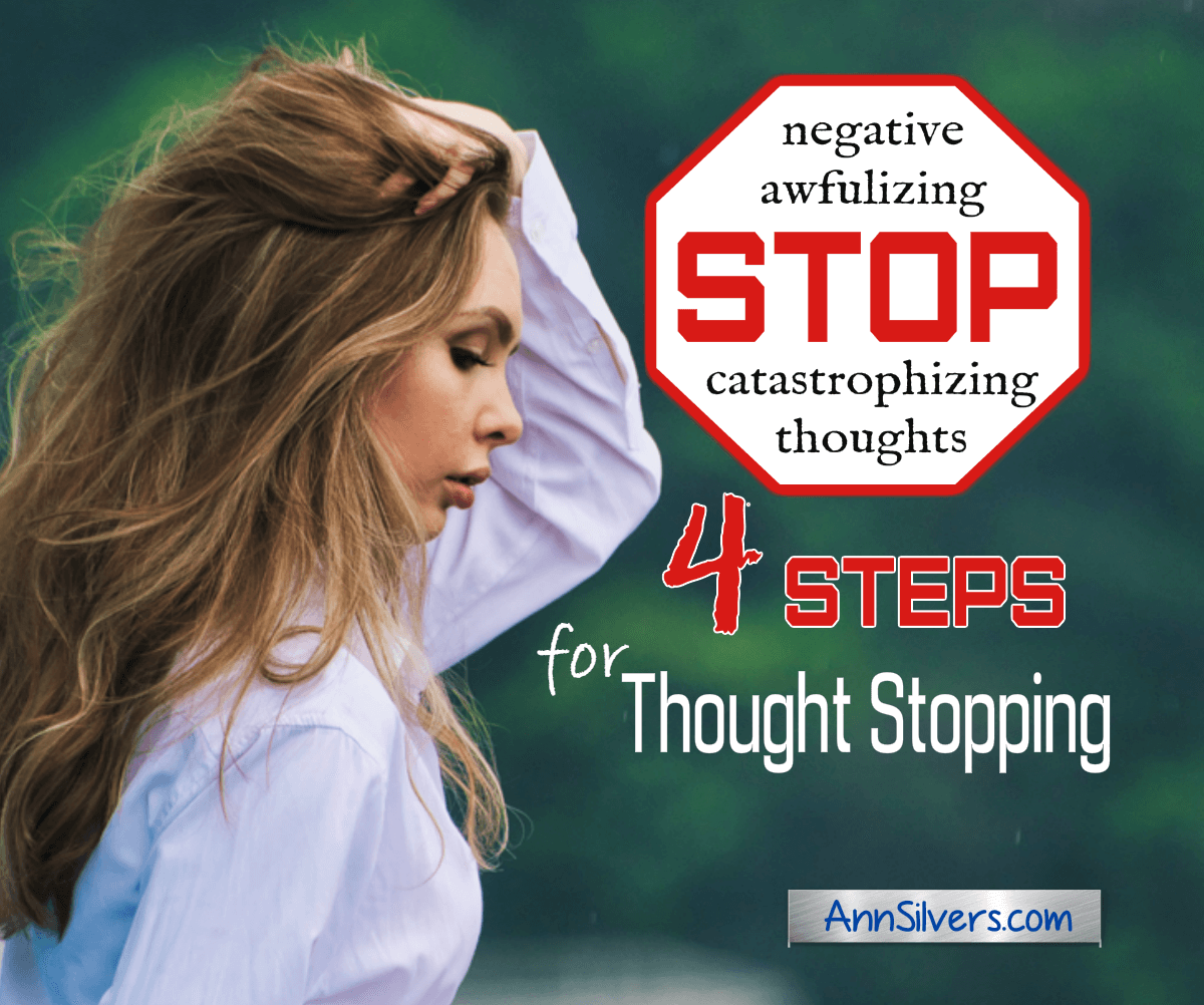 4-Step Thought Blocking or Thought Stopping Technique