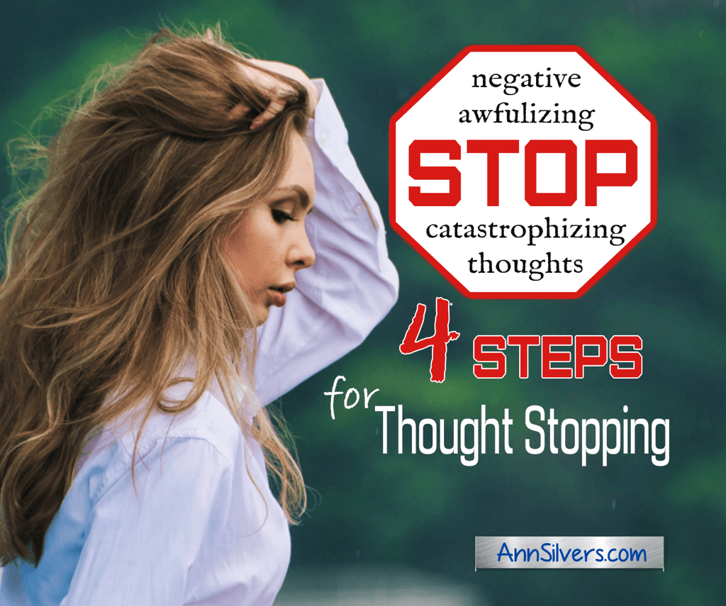 4-Step Thought Blocking or Thought Stopping Technique