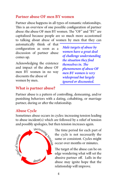 A quick look at Abuse OF Men BY Women – Print and PDF Book