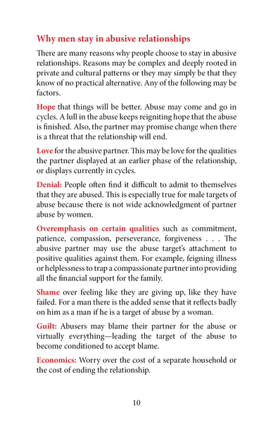 A quick look at Abuse OF Men BY Women – Print and PDF Book