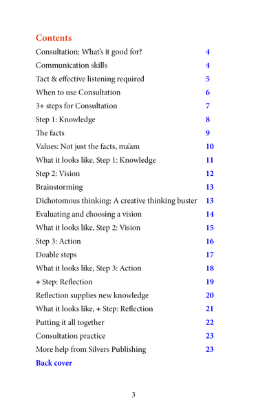 A quick look at Consultation aka Problem Solving, Decision Making – Print and PDF Book