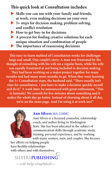 A quick look at Consultation aka Problem Solving, Decision Making – Print and PDF Book