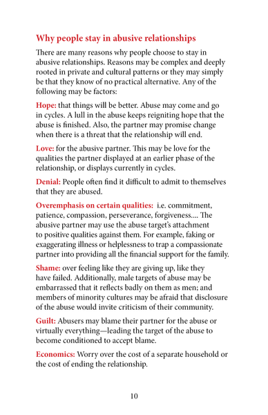 A quick look at Partner Abuse – Print and PDF Book