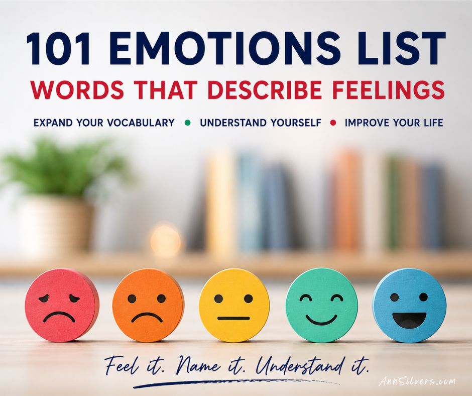 101 Emotions List: Words That Describe Feelings