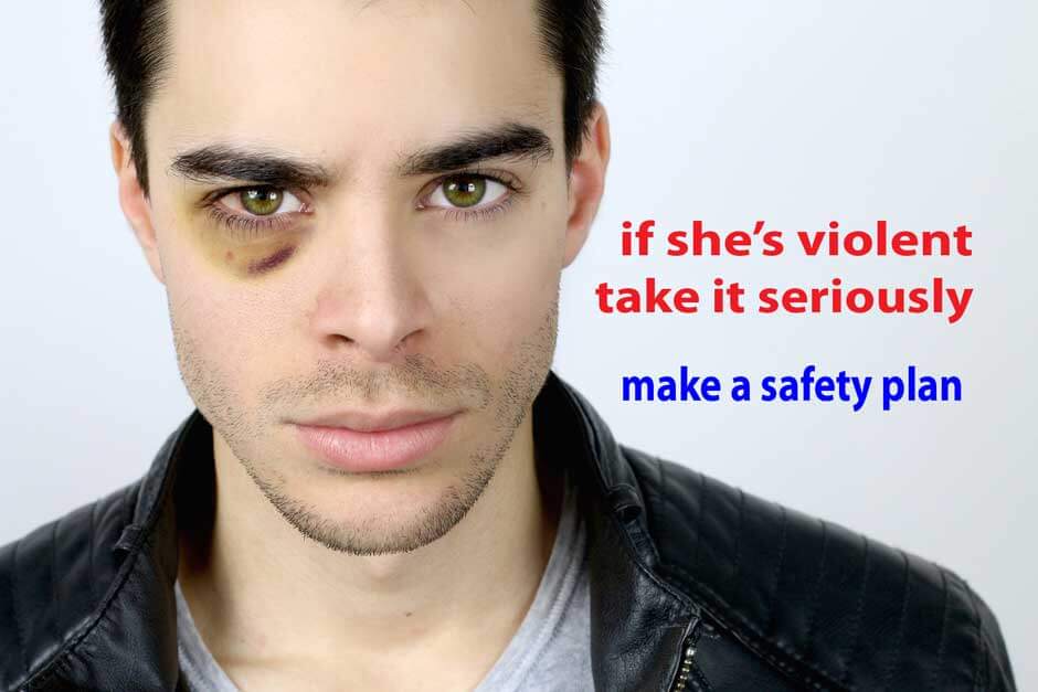 How to Make a Safety Plan if She is Violent