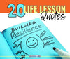 Building Resilience: 20 Life Lesson Quotes with Graphics