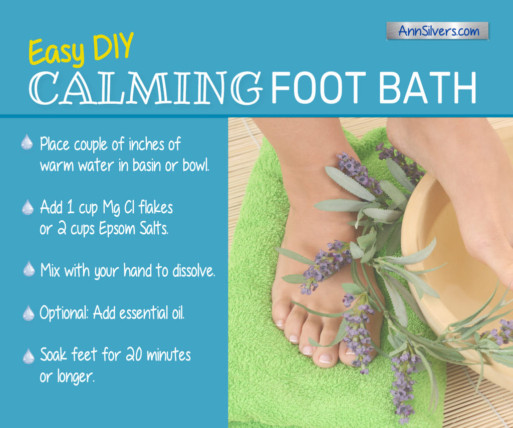 DIY Relaxing Magnesium Foot Soak Recipe