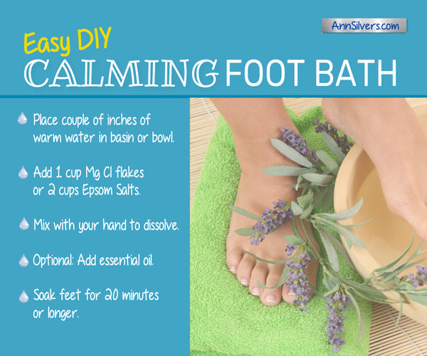 DIY Relaxing Magnesium Foot Soak Recipe