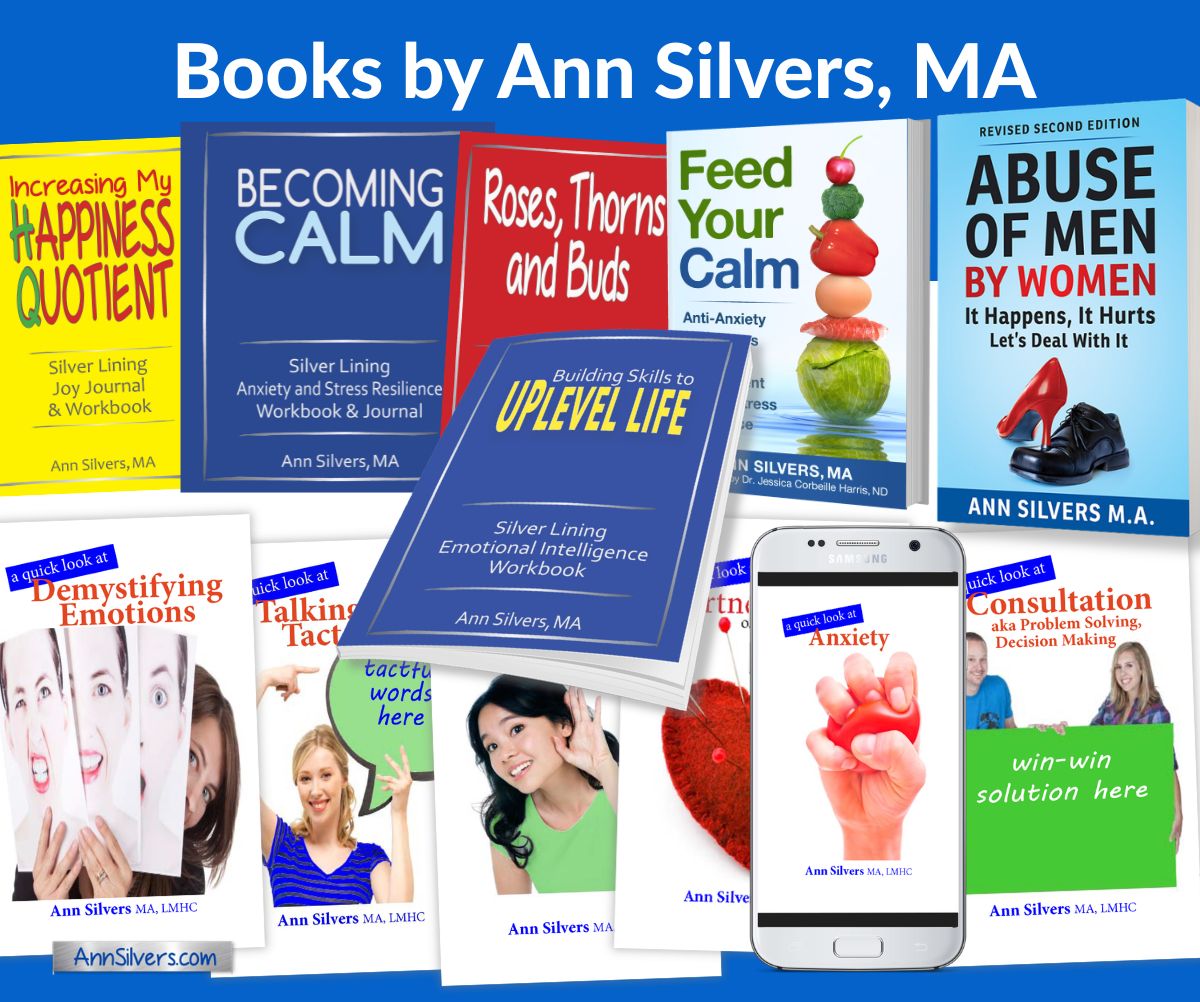Self-Help and Helper-Help Books by Therapist Ann Silvers