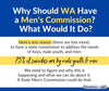 Why Should WA Have a Men's Commission? What Would It Do?