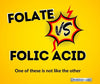 Folate vs Folic Acid Foods and Supplements