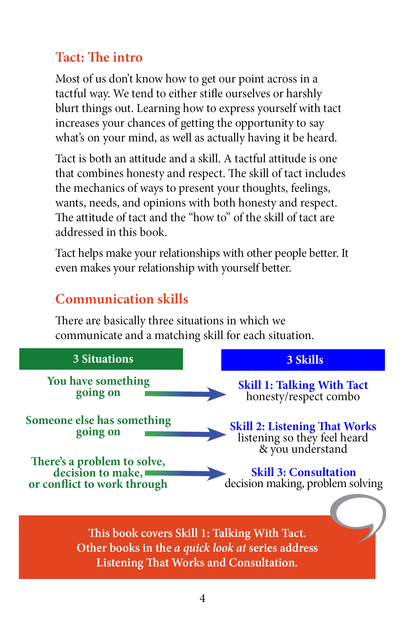 Tact Example Sentences A quick look at Talking With Tact: Communication Skills Book – Ann ...